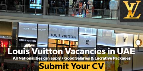 career louis vuitton|louis vuitton entry level jobs.